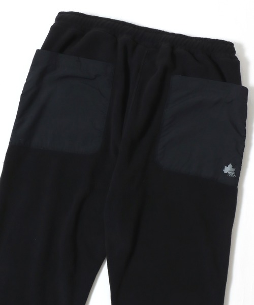 LOGOS（ロゴス）の「2025AW LOGOS/ロゴス フリース ナイロンポケット切替 ワンポイントロゴ ジョガーパンツ イージーパンツ（その他パンツ・メンズ・カーキ/ブラック/ワイン/ネイビー・LL/M/L）」の10枚目の写真