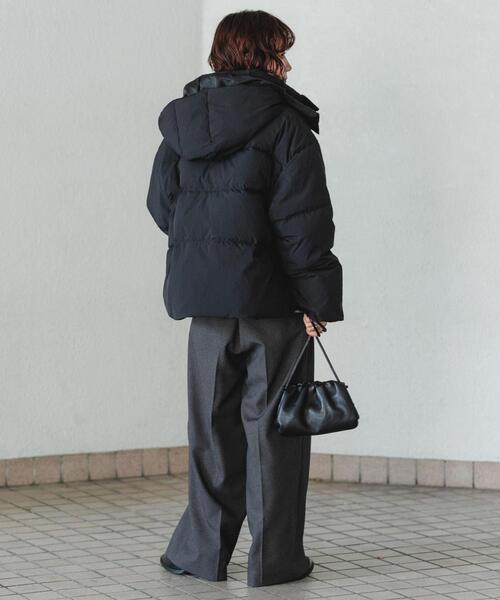 URBAN RESEARCH 2wayロングダウンコート 黒 アーバンリサーチ ロッソ URBAN RESEARCH ROSSO F by ROSSO 撥水