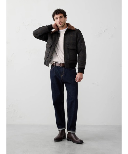 A.P.C. ウールブレンド ボンバージャケット セール】BANANA REPUBLIC FACTORY STORE ウールブレンド ボンバー