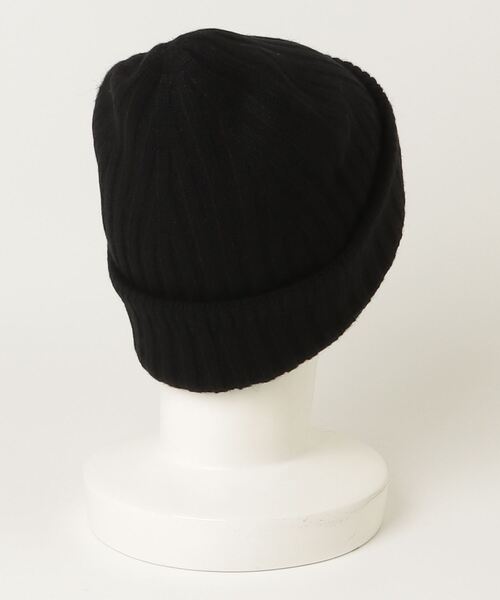 THE NORTH FACE（ザノースフェイス）の「ザ ノース フェイス THE NORTH FACE Radial Wool Beanie_ラディアルウールビーニー（ニットキャップ/ビーニー・メンズ・ブラック/ライトグレー/チャコールグレー・ﾌﾘ-）」の4枚目の写真