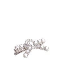 YVMIN(C~)GEMSTONE PAVE BOW HAIR PIN(wAoh)