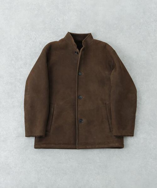 URBAN RESEARCH（アーバンリサーチ）の「new basic　SHEEP MOUTON JACKET（その他アウター・メンズ・ブラウン・MEDIUM/LARGE）」の6枚目の写真