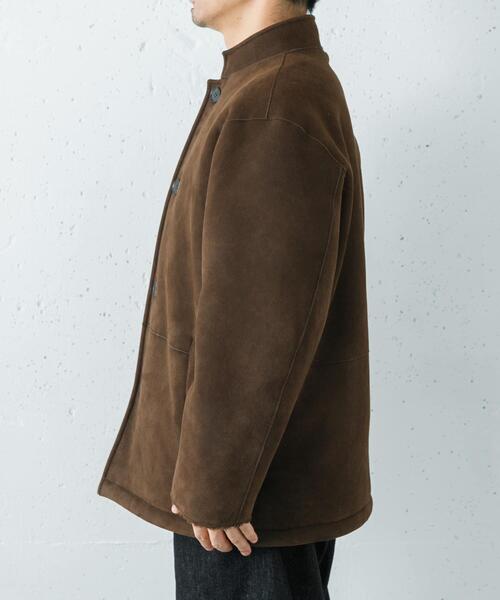 セール】new basic SHEEP MOUTON JACKET（その他アウター）｜URBAN