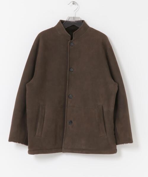 URBAN RESEARCH（アーバンリサーチ）の「new basic　SHEEP MOUTON JACKET（その他アウター・メンズ・ブラウン・MEDIUM/LARGE）」の2枚目の写真