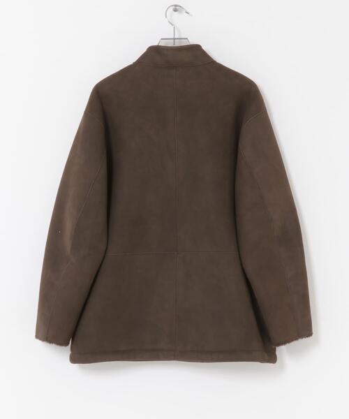 URBAN RESEARCH（アーバンリサーチ）の「new basic　SHEEP MOUTON JACKET（その他アウター・メンズ・ブラウン・MEDIUM/LARGE）」の10枚目の写真