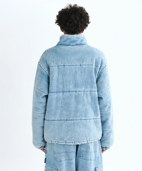 DC SHOES(ディーシーシューズ)の「25 PADDED JACKET/DCエコダウンブルゾン(ダウンジャケット/コート・メンズ・ライトブルー/ブラック×ブラック/ブラック系その他・MEDIUM/LARGE/X-LARGE)」の6枚目の写真