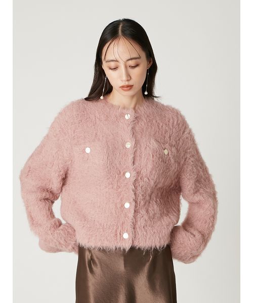 モヘアシャギーニットカーディガン（カーディガン/ボレロ）｜FRAY I.D