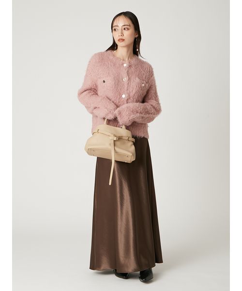 FRAY I.D フレイアイディー アタッチドカラーボレロカーディガン 今季 モヘアシャギーニットカーディガン（カーディガン/ボレロ）｜FRAY I.D