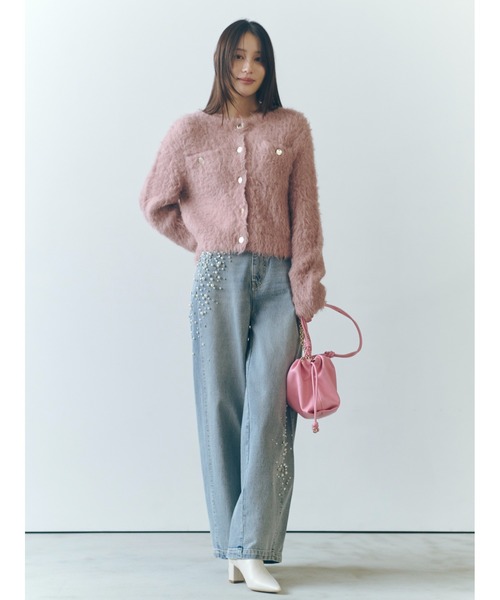 モヘアシャギーニットカーディガン（カーディガン/ボレロ）｜FRAY I.D