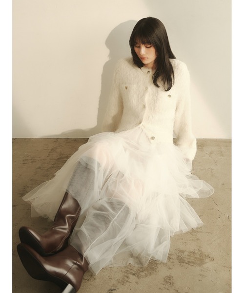 モヘアシャギーニットカーディガン（カーディガン/ボレロ）｜FRAY I.D