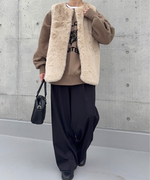 セール】フェイクファーベスト（ベスト）｜meilmada（メイルマダ）の