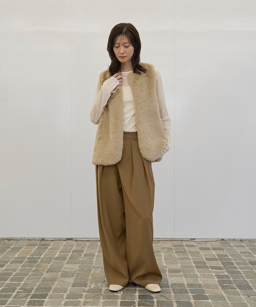 model：H166　着用サイズ：F