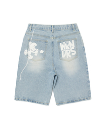 PAINTER DENIM SHORTS (L.DENIM)