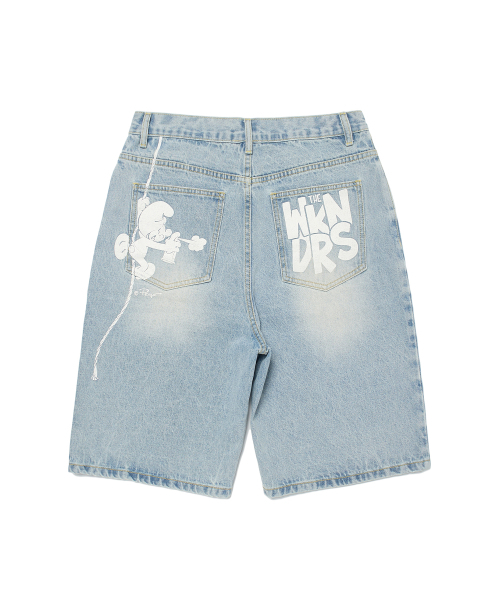 WKNDRS(ウィーキャンドース)の「PAINTER DENIM SHORTS (L.DENIM)(その他パンツ・レディース・その他・X-LARGE/MEDIUM/LARGE)」の1枚目の写真