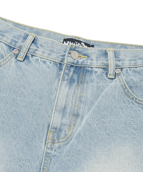 WKNDRS(ウィーキャンドース)の「PAINTER DENIM SHORTS (L.DENIM)(その他パンツ・レディース・その他・X-LARGE/MEDIUM/LARGE)」の3枚目の写真