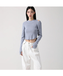 Tati Hole Round Knit SORA