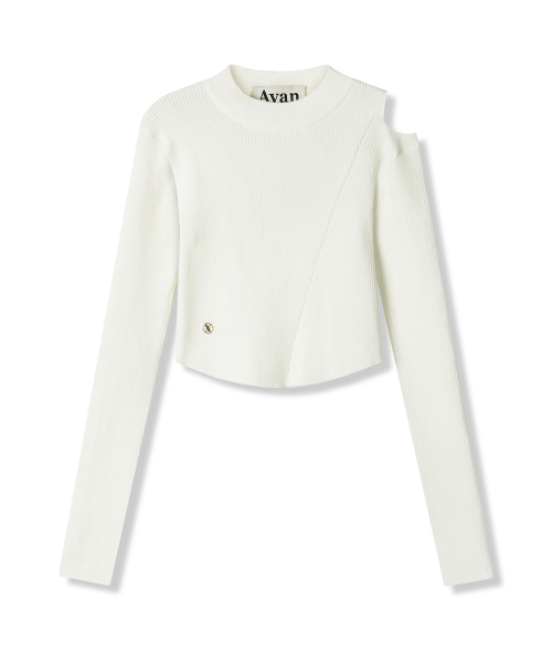 AVANDRESS（アバンドレス ）の「Tati Hole Round Knit SORA（ニット/セーター・レディース・スカイブルー・SMALL/MEDIUM）」の9枚目の写真