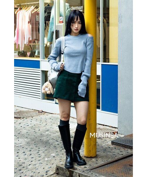 AVANDRESS（アバンドレス ）の「Tati Hole Round Knit SORA（ニット/セーター・レディース・スカイブルー・SMALL/MEDIUM）」の13枚目の写真