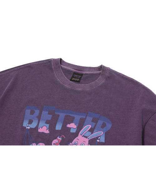 CPGN STUDIO(コンパーニョ)の「ベター ホッピ ピグメント 半袖Tシャツ アッシュパープル(Tシャツ/カットソー・レディース・その他・LARGE/MEDIUM)」の4枚目の写真