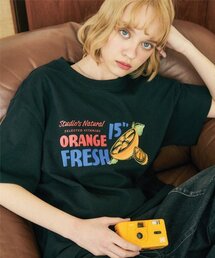 CPGN STUDIO（コンパーニョ）の「[#20] Retro Orange Short Sleeve Tee Black（Tシャツ/カットソー・メンズ）」