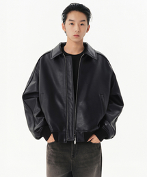 オーバーサイズ」に該当するライダースジャケットファッション通販