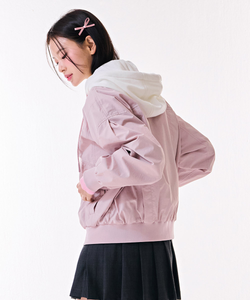 CHASECULT(チェイスカルト)の「レディースブルゾンフードジャケット-DARG4161B0P(ブルゾン・レディース・PINK・FRE)」の5枚目の写真