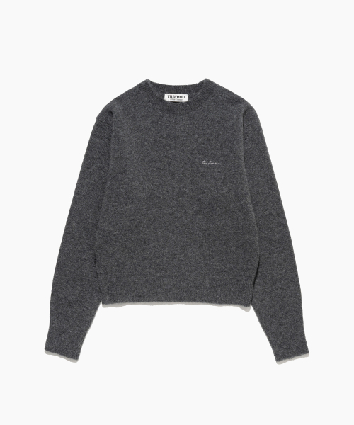 TTUDEMENT（トュードメント）の「WOOL ROUND KNIT PULLOVER CHARCOAL（ニット/セーター・レディース・その他・FREE）」の4枚目の写真
