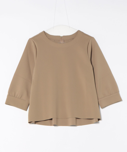 DESIGNWORKS（デザインワークス）の「【セットアップ対応】後ろジップトップス（Tシャツ/カットソー・レディース・アイボリー/ブラック/ベージュ/ネイビー・フリー）」の22枚目の写真