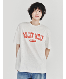 アーチタイポ半袖Tシャツライトグレー
