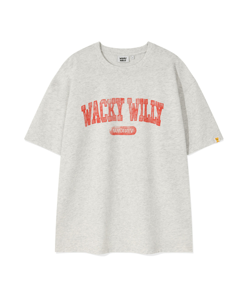 Wacky WiLLy(ワッキーウィリー)の「アーチタイポ半袖Tシャツライトグレー(Tシャツ/カットソー・レディース・その他・MEDIUM/LARGE/X-LARGE/SMALL)」の2枚目の写真