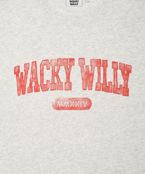 Wacky WiLLy(ワッキーウィリー)の「アーチタイポ半袖Tシャツライトグレー(Tシャツ/カットソー・レディース・その他・MEDIUM/LARGE/X-LARGE/SMALL)」の5枚目の写真