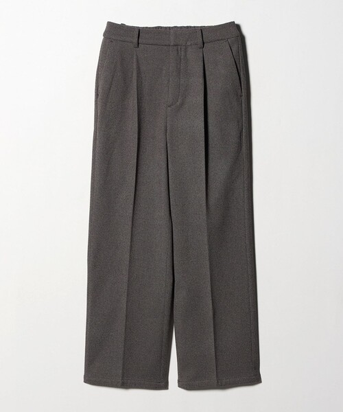 A DAY IN THE LIFE UNITED ARROWS（アデイインザライフユナイテッドアローズ）の「ツイードライクジャージー ワイドパンツ ‐ウォッシャブル‐＜A DAY IN THE LIFE＞（スラックス・レディース・ダークグレー/モカ/ブラック・S/M）」の10枚目の写真