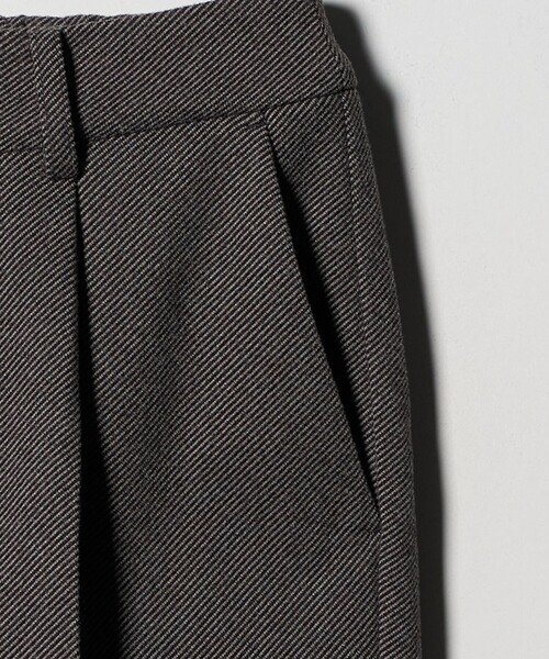 A DAY IN THE LIFE UNITED ARROWS（アデイインザライフユナイテッドアローズ）の「ツイードライクジャージー ワイドパンツ ‐ウォッシャブル‐＜A DAY IN THE LIFE＞（スラックス・レディース・ダークグレー/モカ/ブラック・S/M）」の13枚目の写真