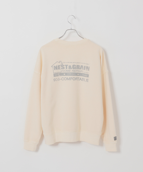 B.C STOCK（ベーセーストック）の「【ANTS & ELEPHANTS】フェード加工 リバーシブルスウェット（スウェット・メンズ・グレー/ベージュ/ブルー系その他/ブラウン・MEDIUM/LARGE）」の19枚目の写真