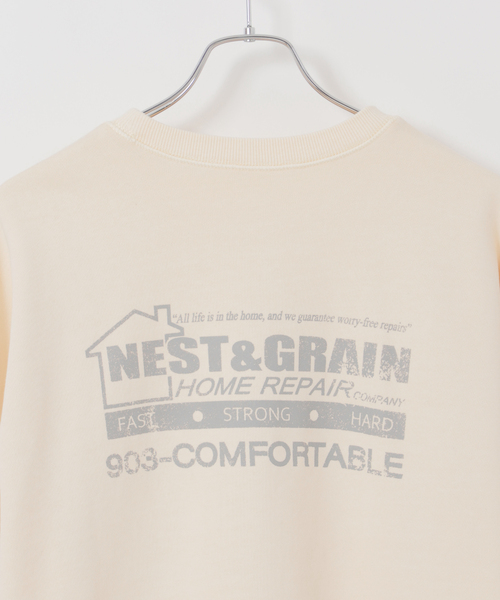 B.C STOCK（ベーセーストック）の「【ANTS & ELEPHANTS】フェード加工 リバーシブルスウェット（スウェット・メンズ・グレー/ベージュ/ブルー系その他/ブラウン・MEDIUM/LARGE）」の20枚目の写真