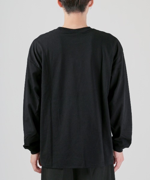 LUXSTYLE(ラグスタイル)の「フラワーフォトプリントロンT(Tシャツ/カットソー・メンズ・ホワイト/ホワイト系その他/ブラック/ブラック系その他・M/L)」の18枚目の写真