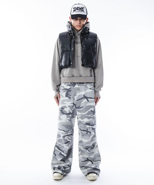 SHORT ROUND(ショートラウンド)の「SHORT ROUND/コンパクトフィットロゴプルパーカー(パーカー・メンズ・グレー/ブラック系その他・MEDIUM/LARGE)」の13枚目の写真