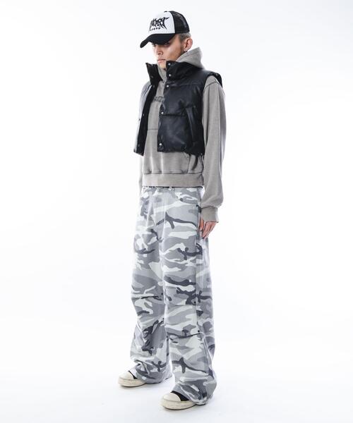 SHORT ROUND(ショートラウンド)の「SHORT ROUND/コンパクトフィットロゴプルパーカー(パーカー・メンズ・グレー/ブラック系その他・MEDIUM/LARGE)」の14枚目の写真