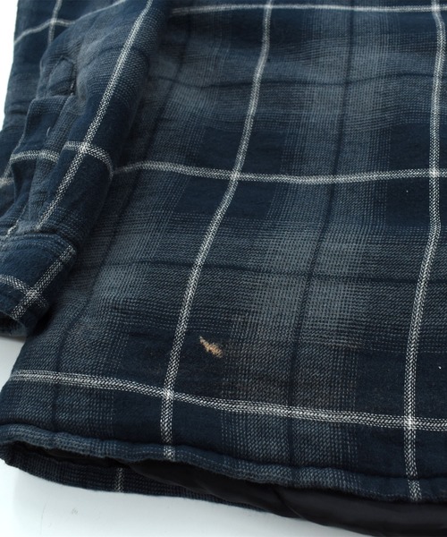 Dickies（ディッキーズ）の「【USED】Dickies フーディレイヤー キルティングネル（カバーオール・メンズ・ネイビー・MEDIUM）」の6枚目の写真
