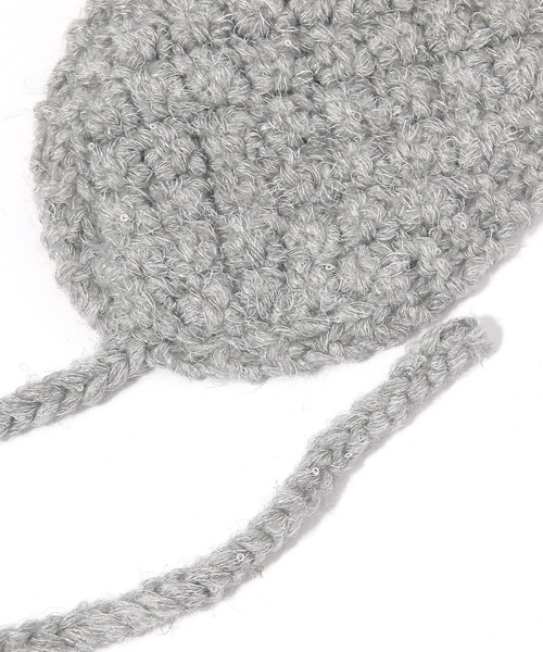 niko and...（ニコアンド）の「オリジナルポコポコニットイヤーマフ（イヤーマフ・レディース・ライトグレー/ベージュ/オレンジ・0）」の11枚目の写真