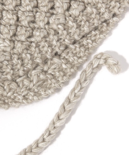 niko and...（ニコアンド）の「オリジナルポコポコニットイヤーマフ（イヤーマフ・レディース・ライトグレー/ベージュ/オレンジ・0）」の13枚目の写真