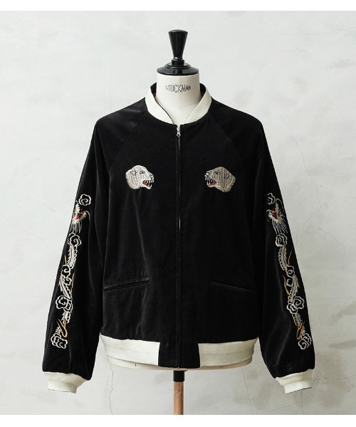 WAIPER.inc(ワイパーインク)の「WAIPER×TOWN CRAFT TL25F002WP 50’s SOUVENIR GREENLAND JACKET(ブルゾン・メンズ・ブラック/ネイビー・L/XL/M/XXL)」の1枚目の写真