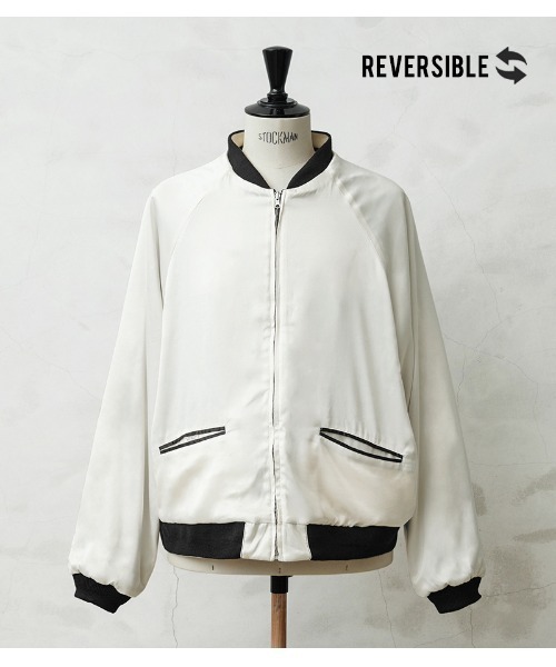 WAIPER.inc(ワイパーインク)の「WAIPER×TOWN CRAFT TL25F002WP 50’s SOUVENIR GREENLAND JACKET(ブルゾン・メンズ・ブラック/ネイビー・L/XL/M/XXL)」の4枚目の写真