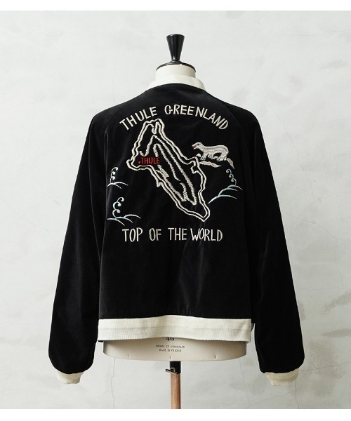 WAIPER.inc(ワイパーインク)の「WAIPER×TOWN CRAFT TL25F002WP 50’s SOUVENIR GREENLAND JACKET(ブルゾン・メンズ・ブラック/ネイビー・L/XL/M/XXL)」の7枚目の写真
