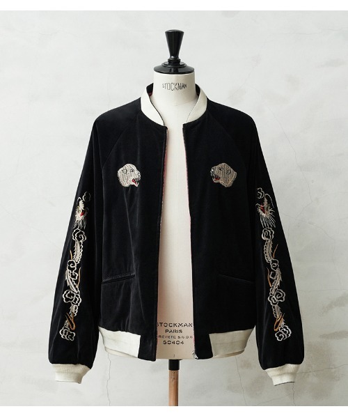 WAIPER.inc(ワイパーインク)の「WAIPER×TOWN CRAFT TL25F002WP 50’s SOUVENIR GREENLAND JACKET(ブルゾン・メンズ・ブラック/ネイビー・L/XL/M/XXL)」の8枚目の写真