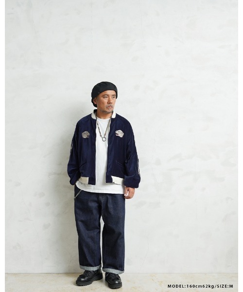 WAIPER.inc(ワイパーインク)の「WAIPER×TOWN CRAFT TL25F002WP 50’s SOUVENIR GREENLAND JACKET(ブルゾン・メンズ・ブラック/ネイビー・L/XL/M/XXL)」の11枚目の写真