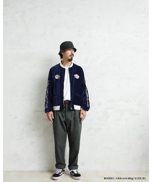 WAIPER.inc(ワイパーインク)の「WAIPER×TOWN CRAFT TL25F002WP 50’s SOUVENIR GREENLAND JACKET(ブルゾン・メンズ・ブラック/ネイビー・L/XL/M/XXL)」の17枚目の写真