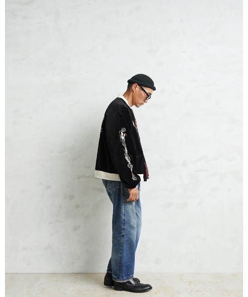 WAIPER.inc(ワイパーインク)の「WAIPER×TOWN CRAFT TL25F002WP 50’s SOUVENIR GREENLAND JACKET(ブルゾン・メンズ・ブラック/ネイビー・L/XL/M/XXL)」の19枚目の写真