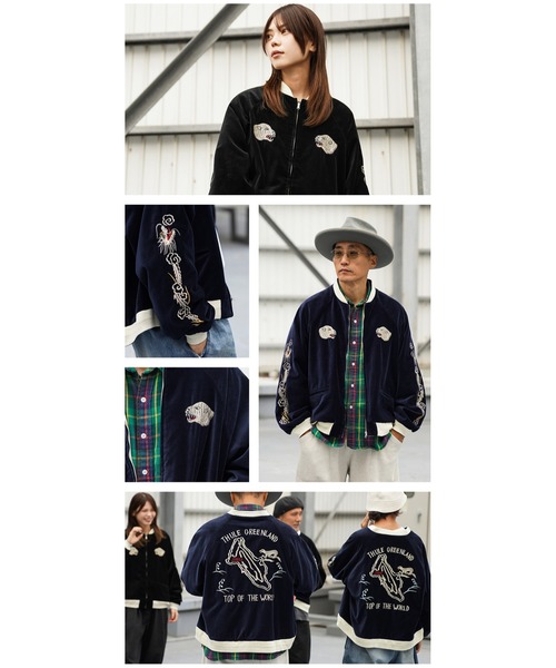 WAIPER×TOWN CRAFT TL25F002WP 50's SOUVENIR GREENLAND JACKET