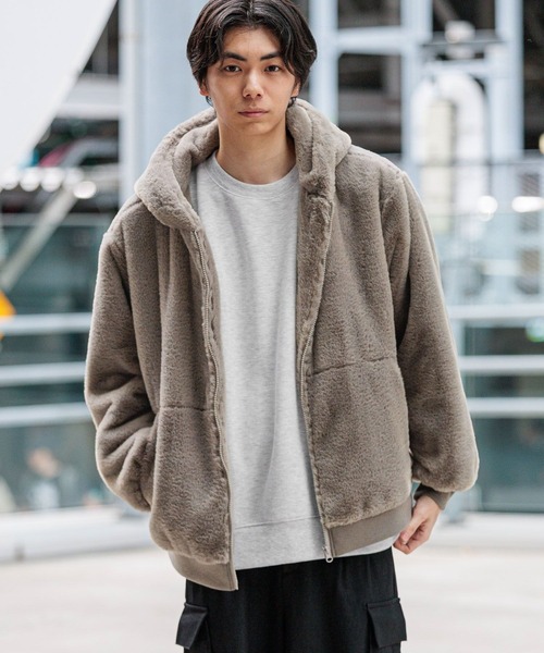 LAKOLE（ラコレ）の「ファーフードブルゾン/595109（ブルゾン）」 - WEAR